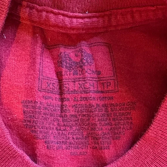 Fruit of the Loom Kids Red Long Sleeve Tee - Picture 2 of 4